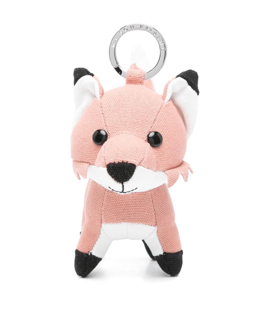 MAISON KITSUNE Розовый брелок, фото 1