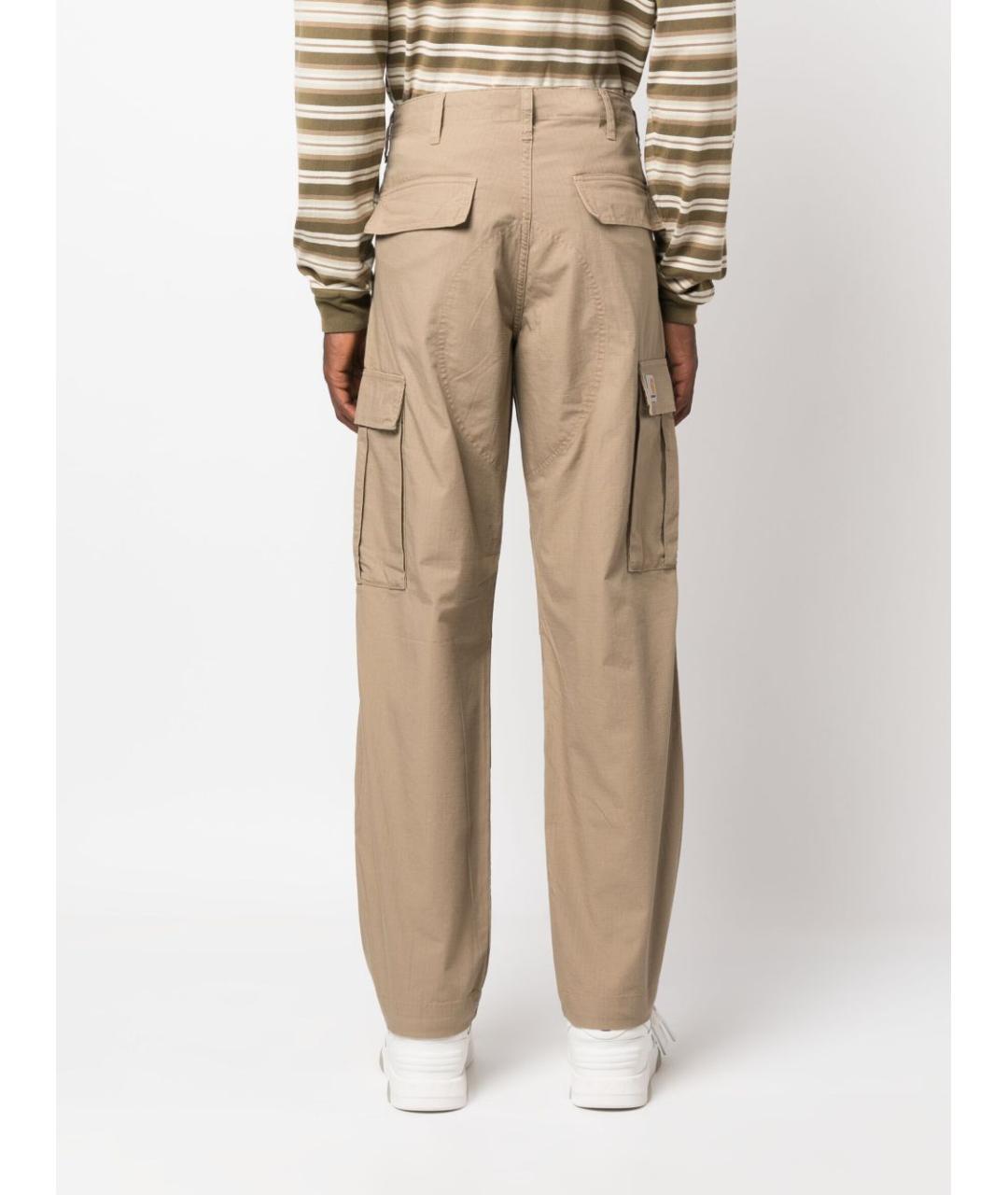 CARHARTT WIP Бежевые повседневные брюки, фото 5