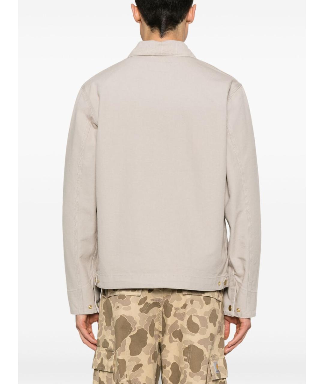 CARHARTT WIP Бежевая хлопковая куртка, фото 3