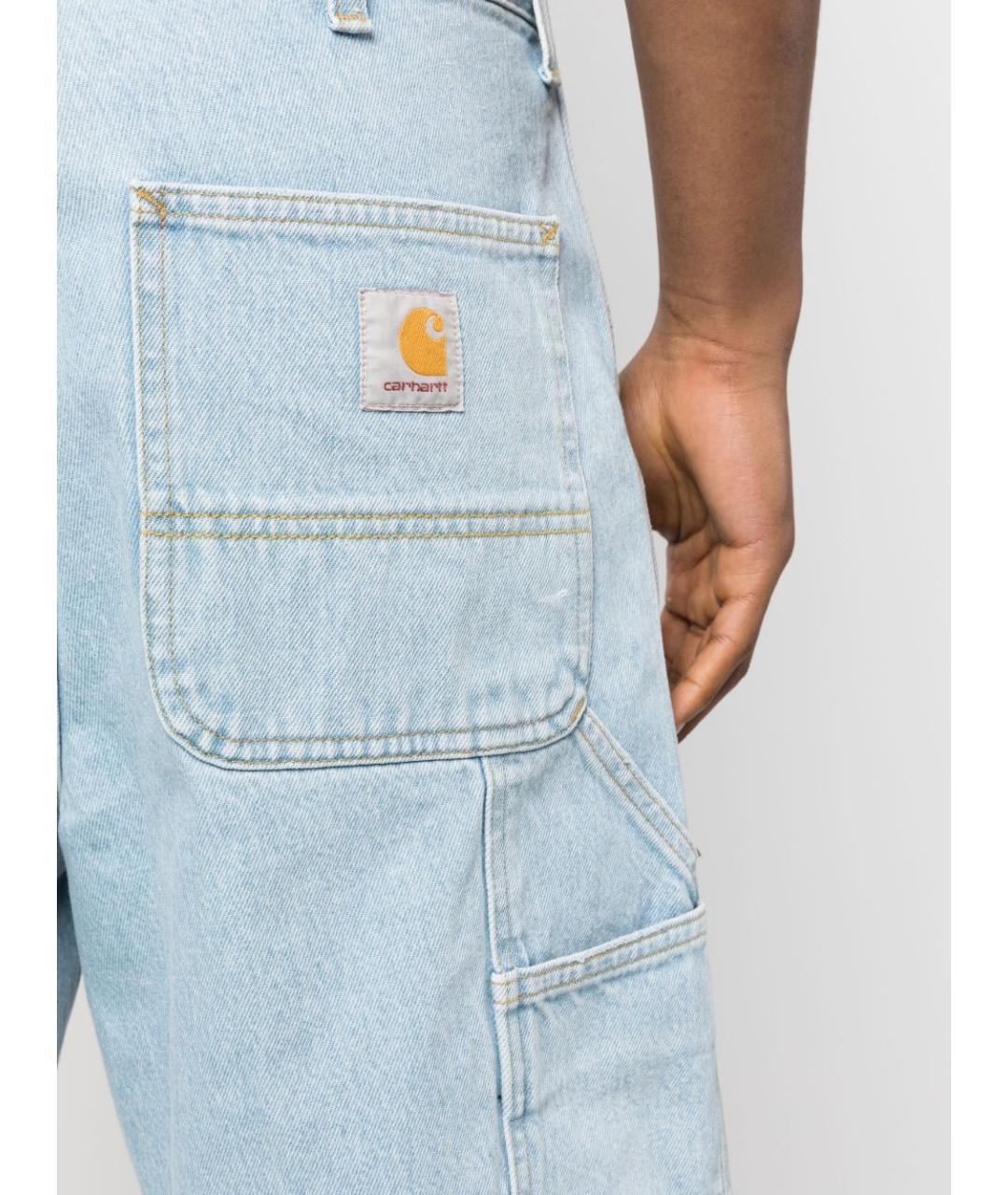 CARHARTT WIP Голубые шорты, фото 4