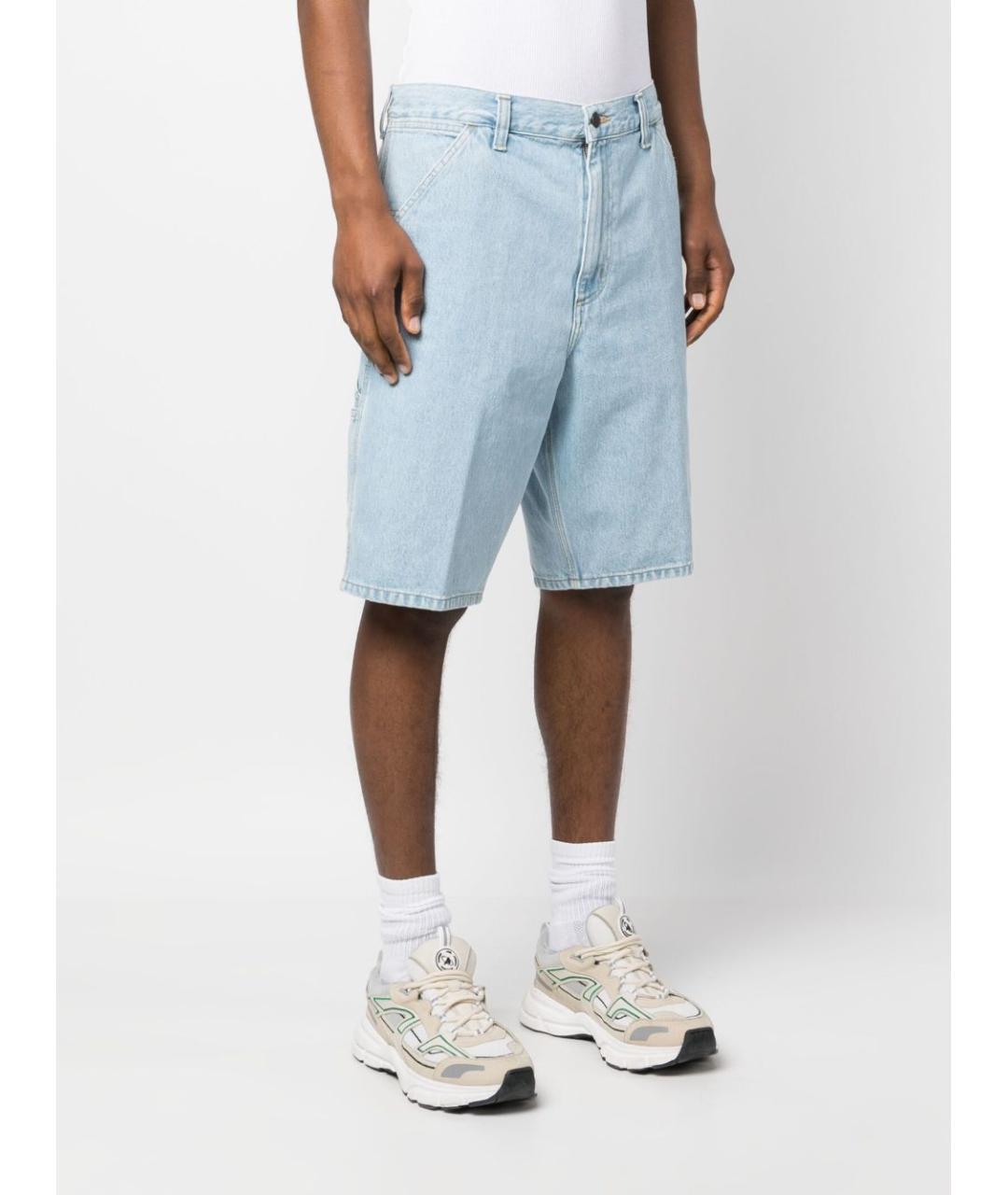 CARHARTT WIP Голубые шорты, фото 3
