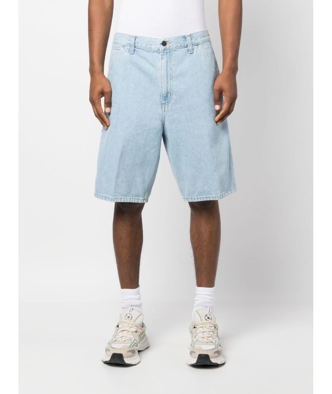 CARHARTT WIP Голубые шорты, фото 2