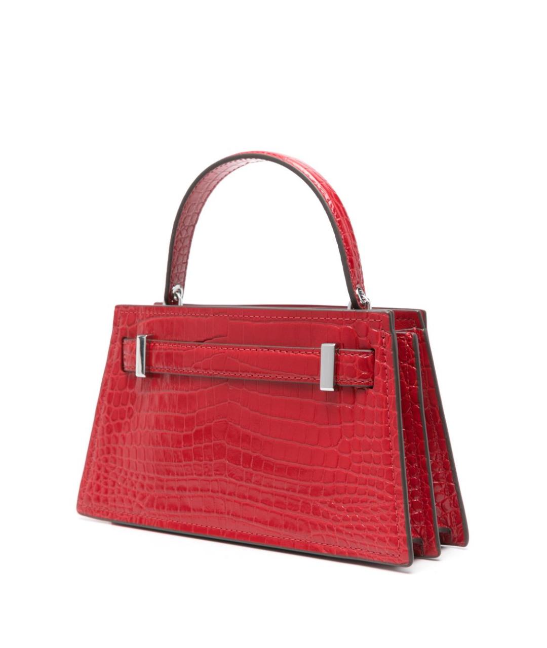 TORY BURCH Красная кожаная сумка тоут, фото 3