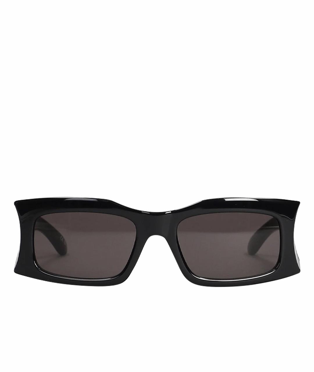BALENCIAGA Черные пластиковые солнцезащитные очки, фото 1