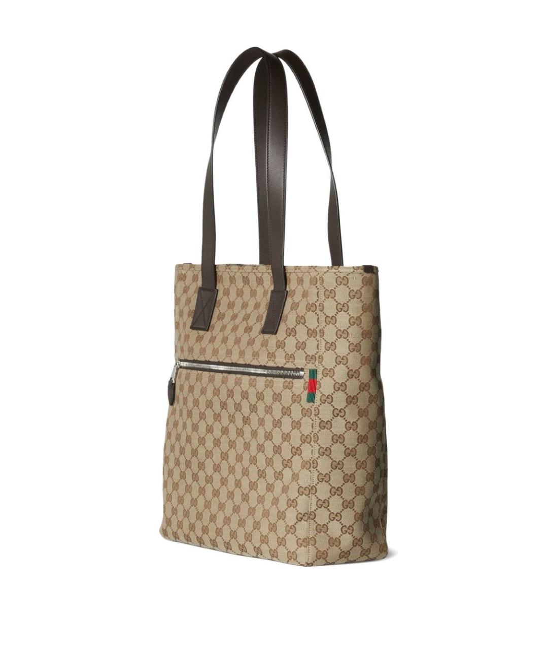 GUCCI Бежевая сумка тоут, фото 3