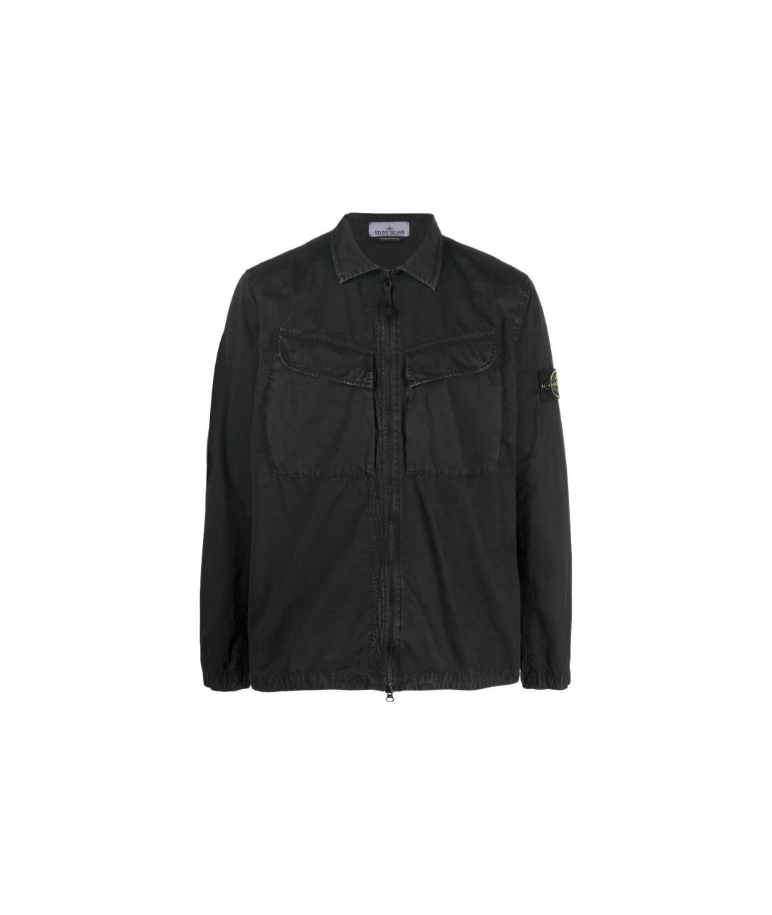 STONE ISLAND Черная куртка, фото 1