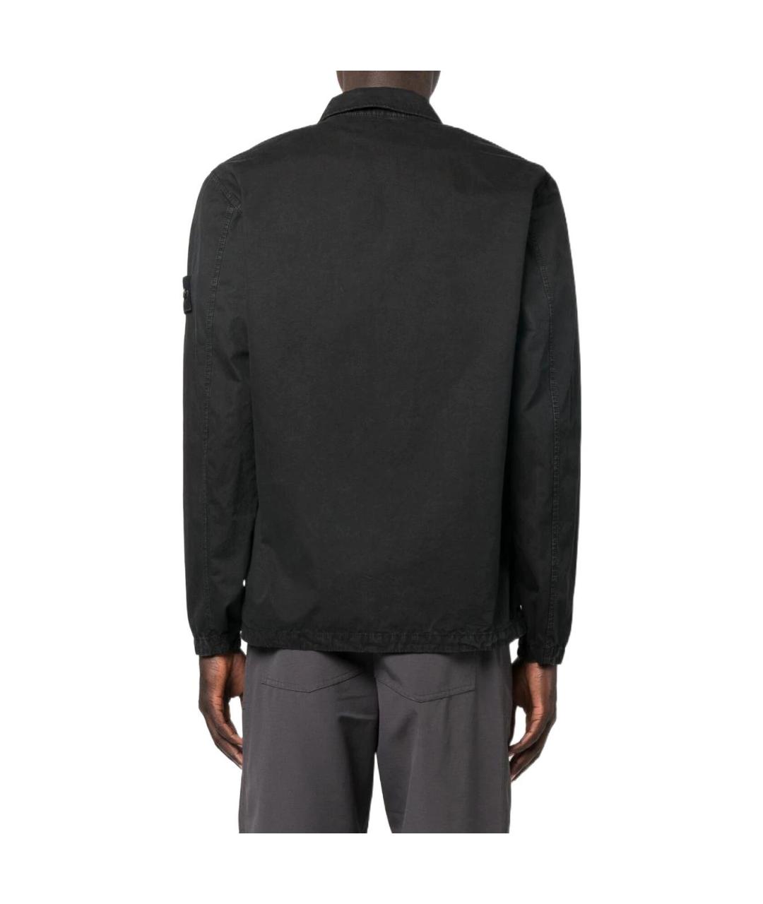 STONE ISLAND Черная куртка, фото 4