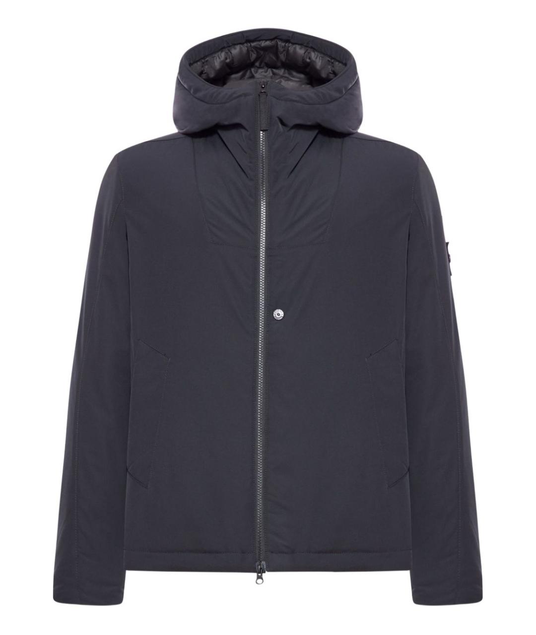 STONE ISLAND Темно-синяя куртка, фото 1