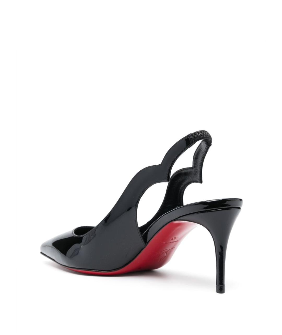 CHRISTIAN LOUBOUTIN Черные туфли из лакированной кожи, фото 2