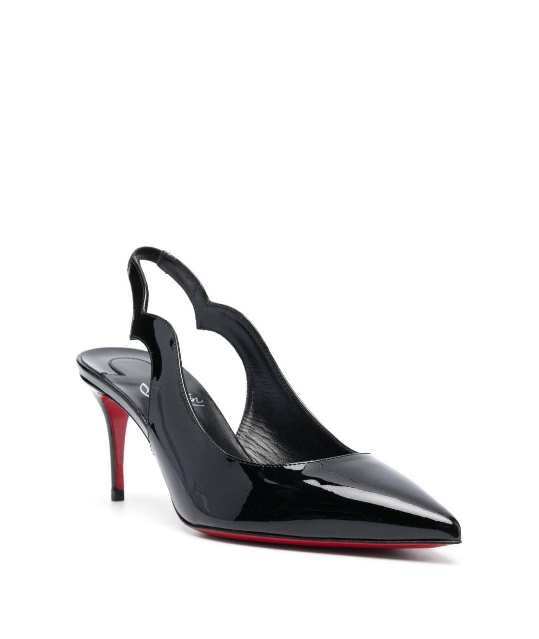 CHRISTIAN LOUBOUTIN Черные туфли из лакированной кожи, фото 3