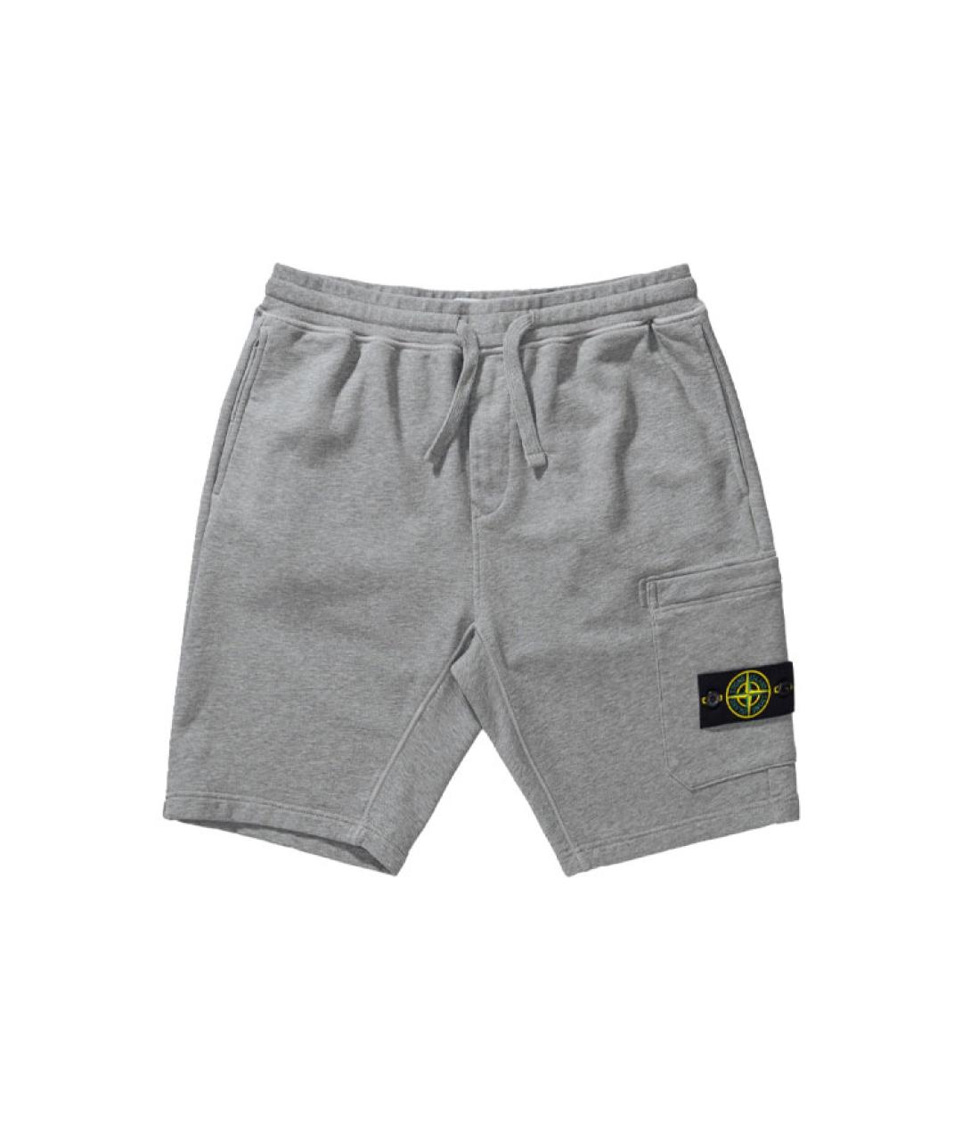 STONE ISLAND Серые шорты, фото 1