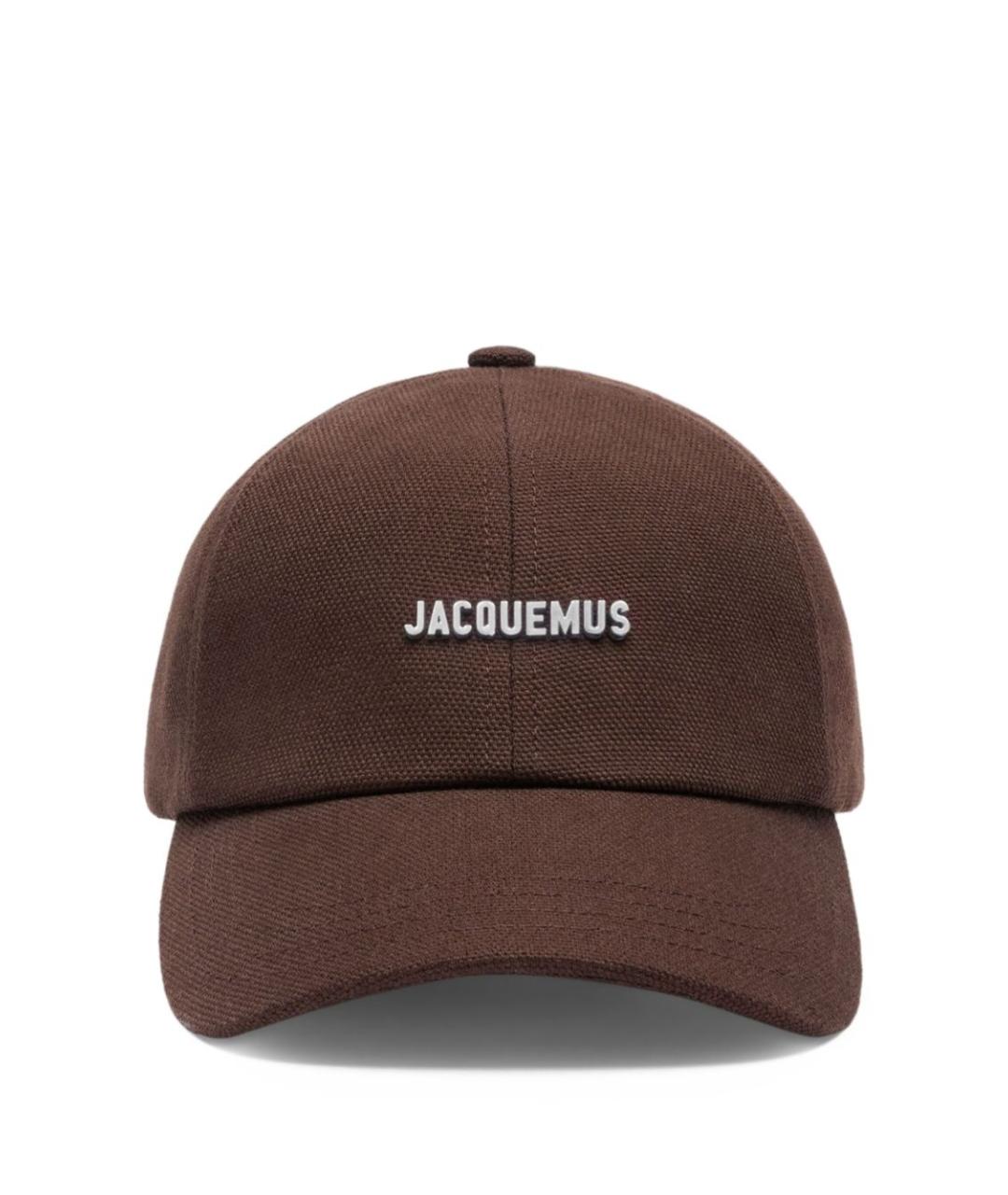 JACQUEMUS Коричневая хлопковая кепка/бейсболка, фото 1