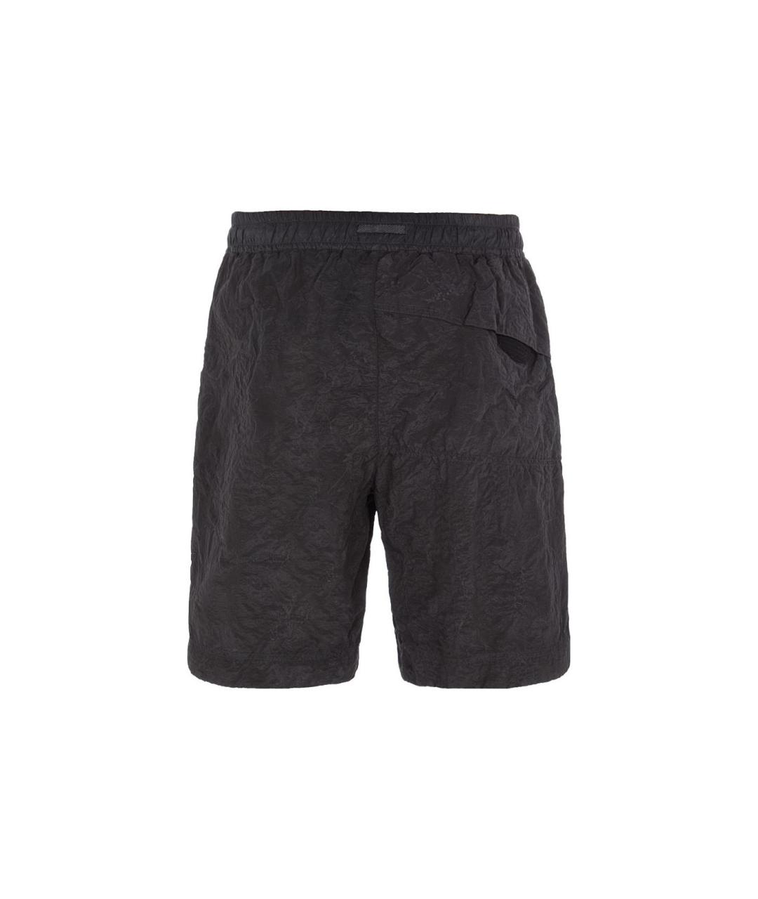 STONE ISLAND Черные шорты, фото 2