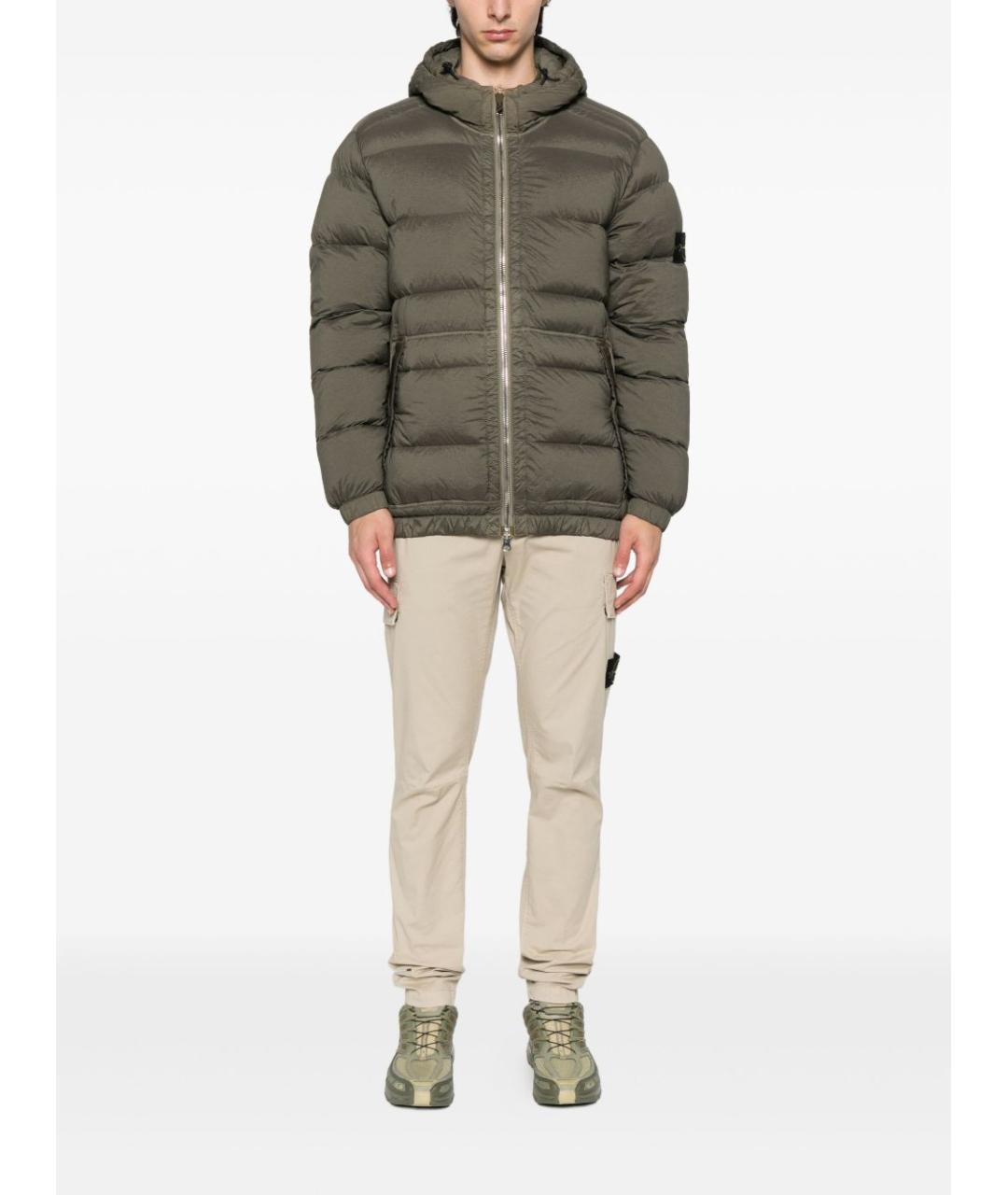 STONE ISLAND Зеленая куртка, фото 2