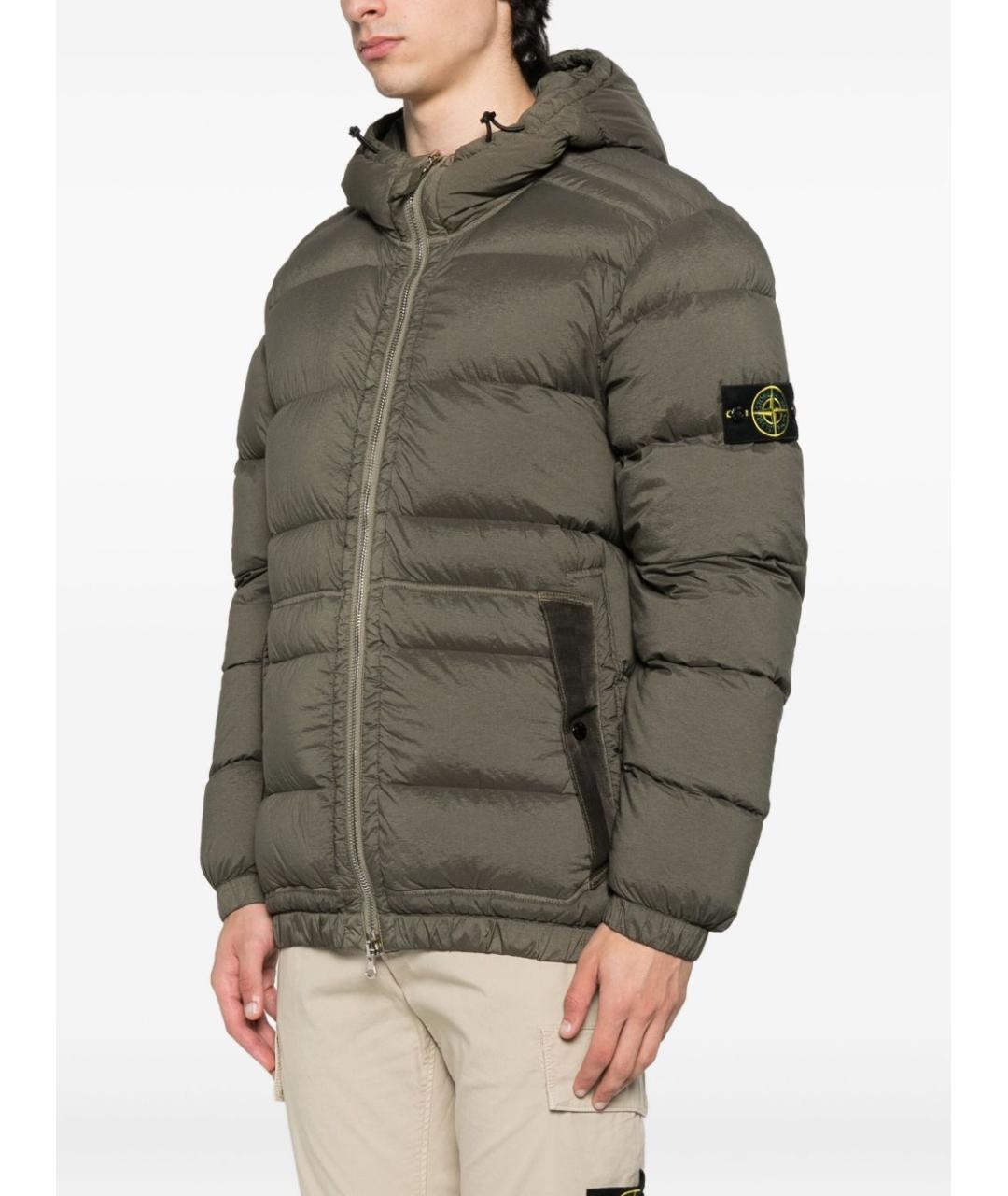 STONE ISLAND Зеленая куртка, фото 4
