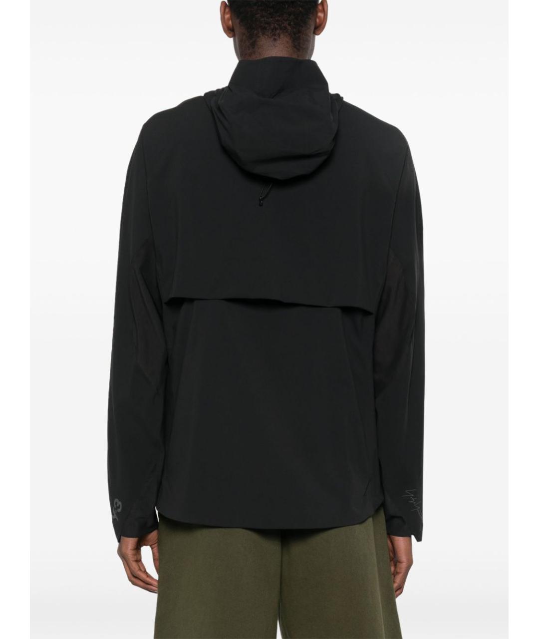 Y-3 Черная полиамидовая куртка, фото 4