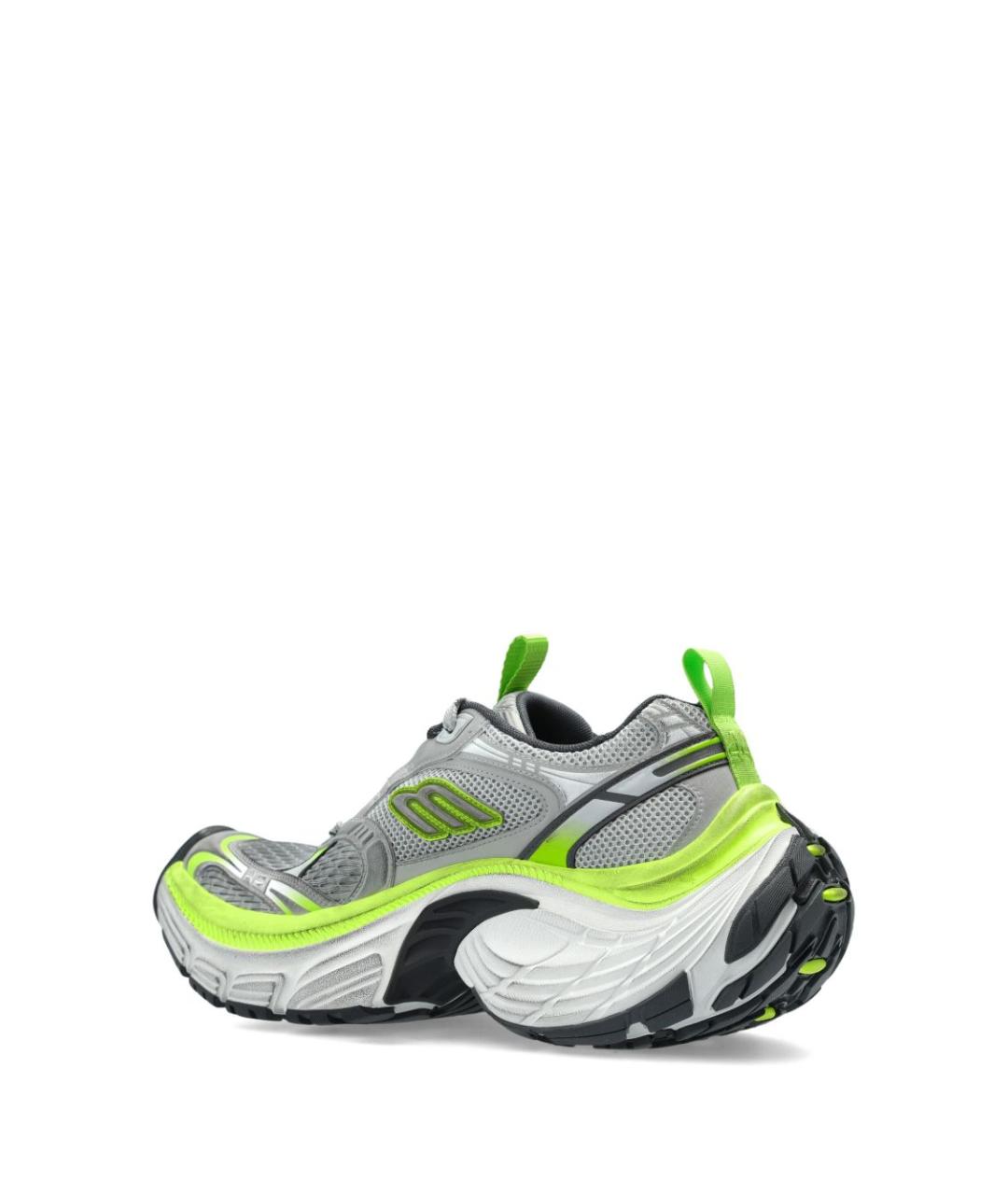 BALENCIAGA Зеленые синтетические низкие кроссовки / кеды, фото 4