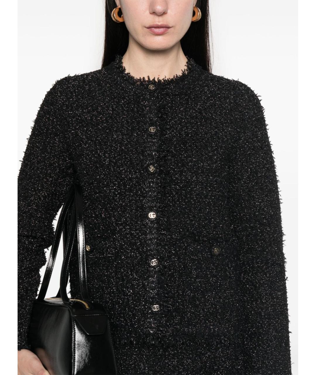 GUCCI Черный кардиган, фото 3