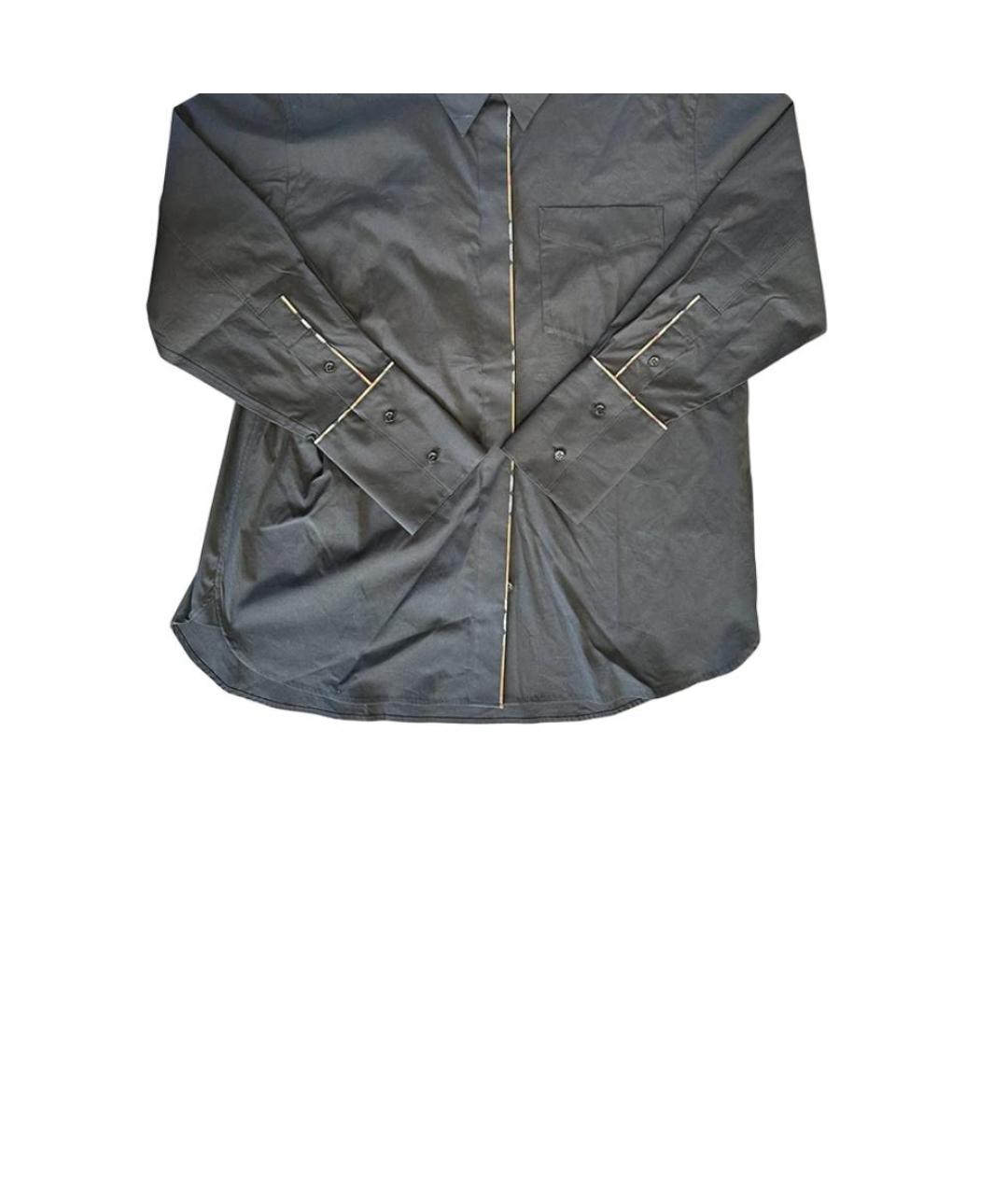 BURBERRY Черная рубашка, фото 4