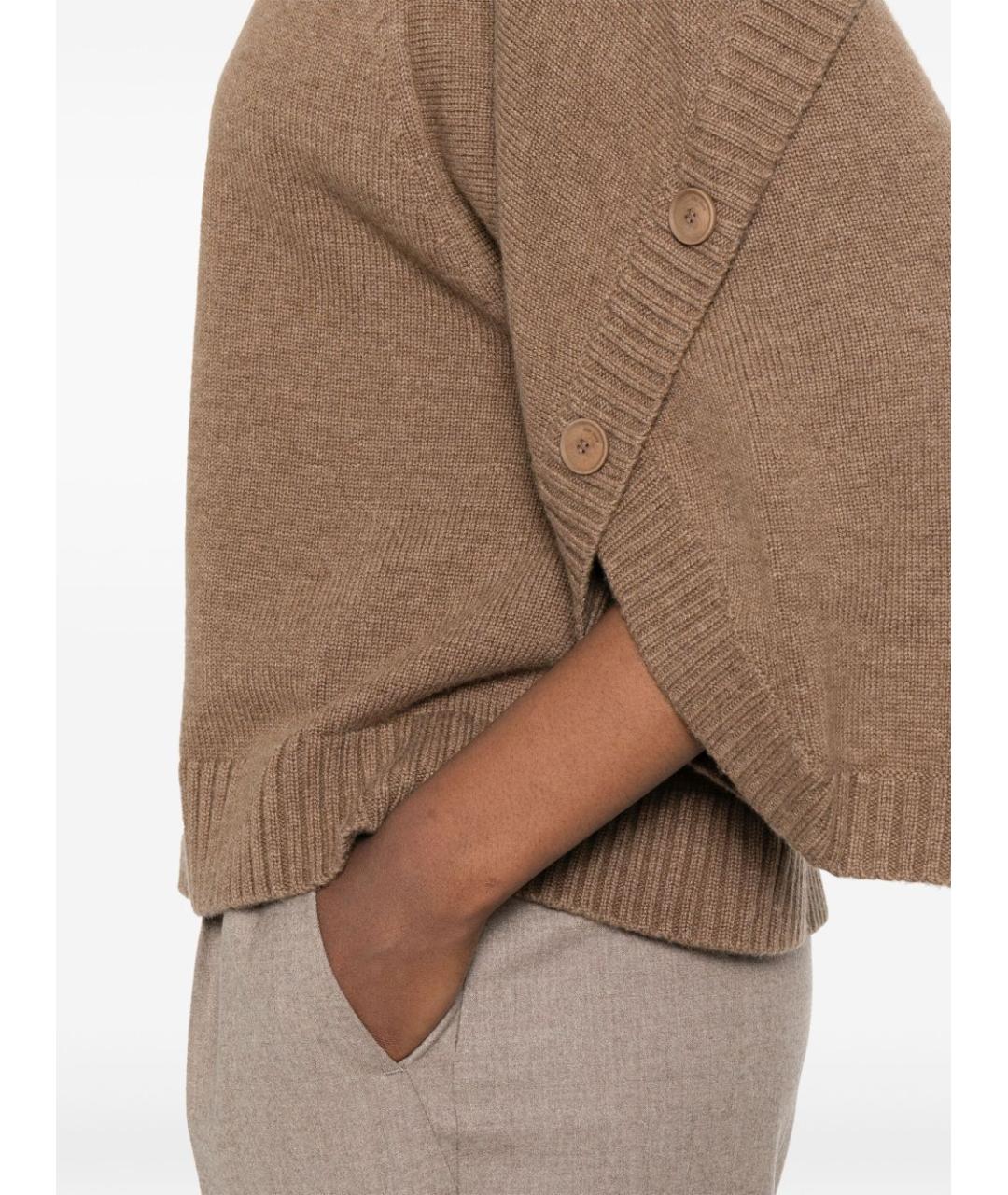 MAX MARA Коричневый джемпер / свитер, фото 2