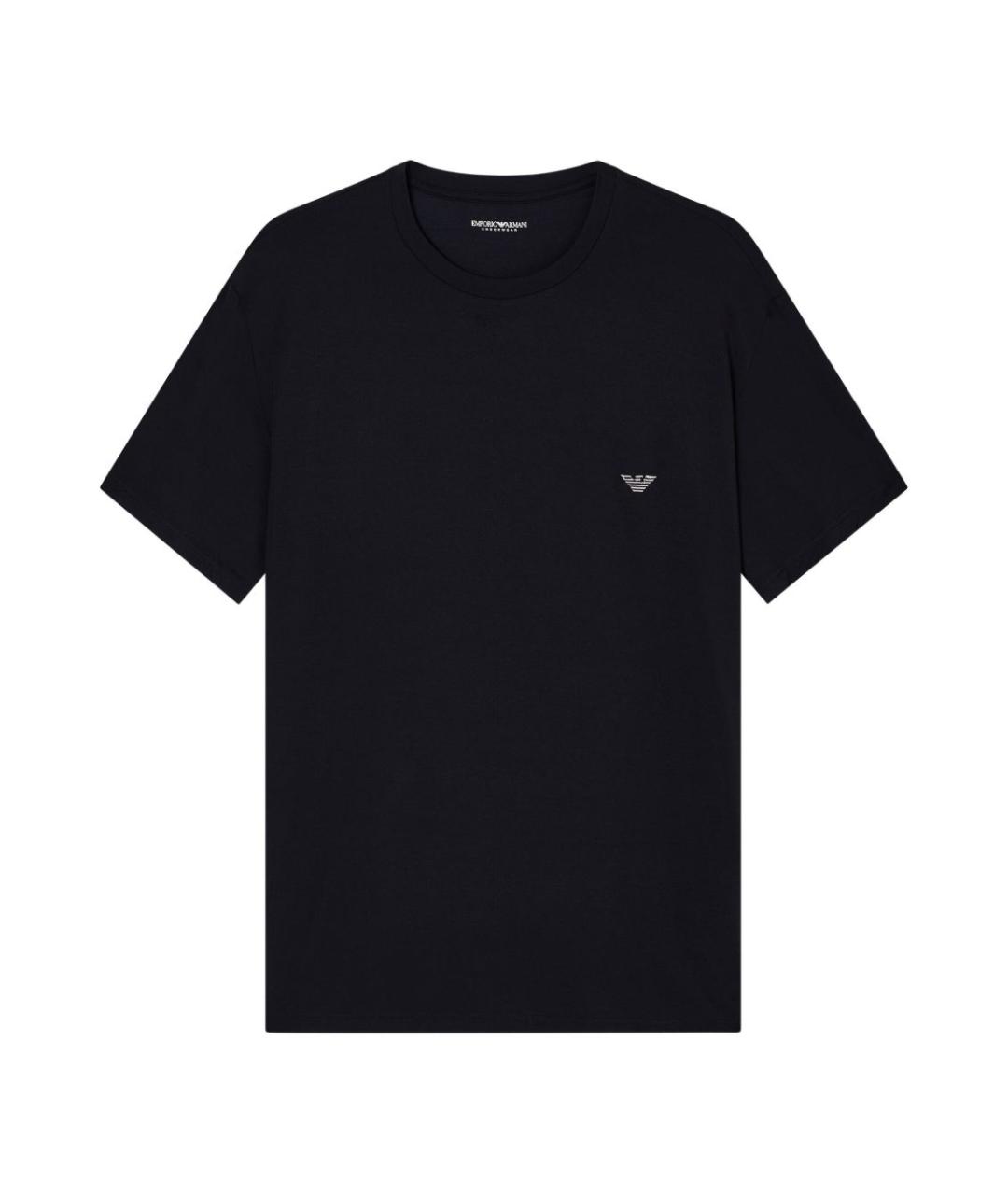 EMPORIO ARMANI Черная футболка, фото 1