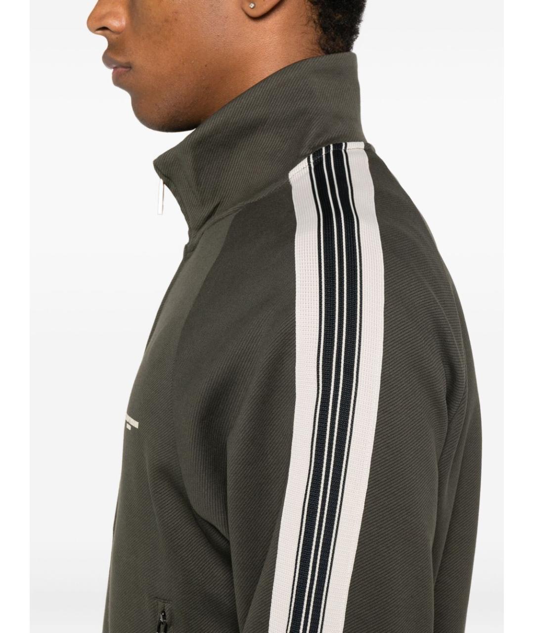 EMPORIO ARMANI Зеленый хлопковый джемпер / свитер, фото 4