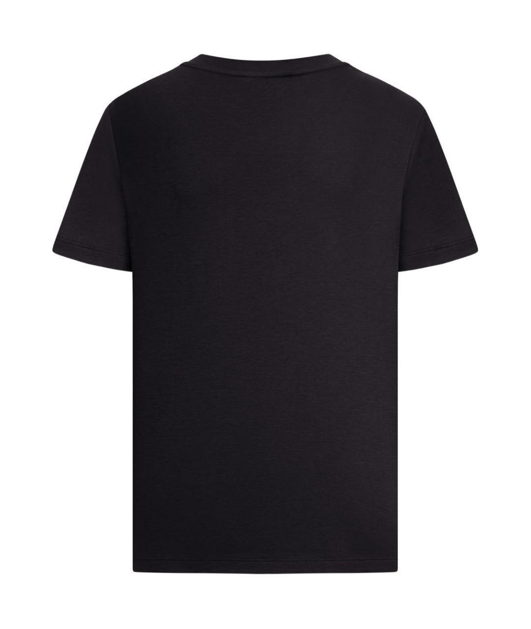 'S MAX MARA Черная футболка, фото 2