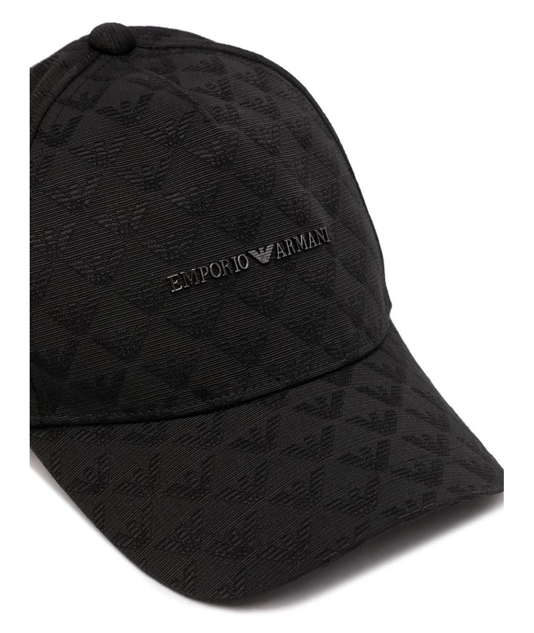 EMPORIO ARMANI Черная кепка/бейсболка, фото 2