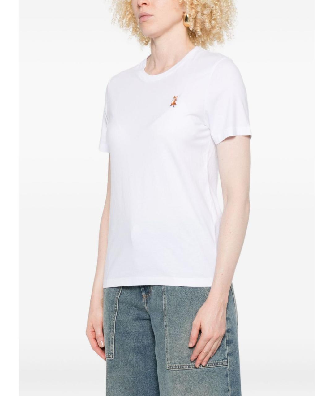 MAISON KITSUNE Белая футболка, фото 2