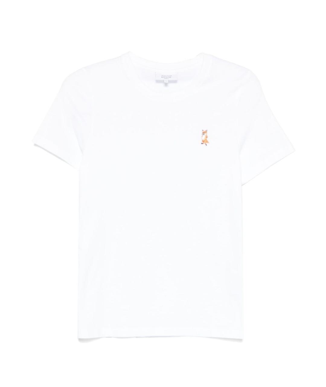 MAISON KITSUNE Белая футболка, фото 1