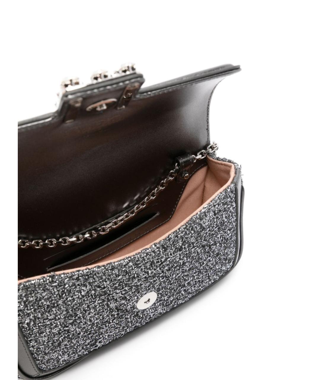ROGER VIVIER Серебряная сумка через плечо, фото 3