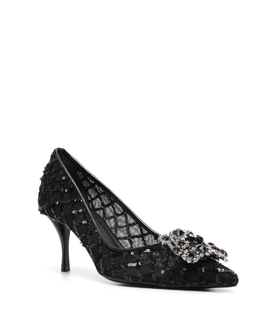 ROGER VIVIER Черные текстильные туфли, фото 2