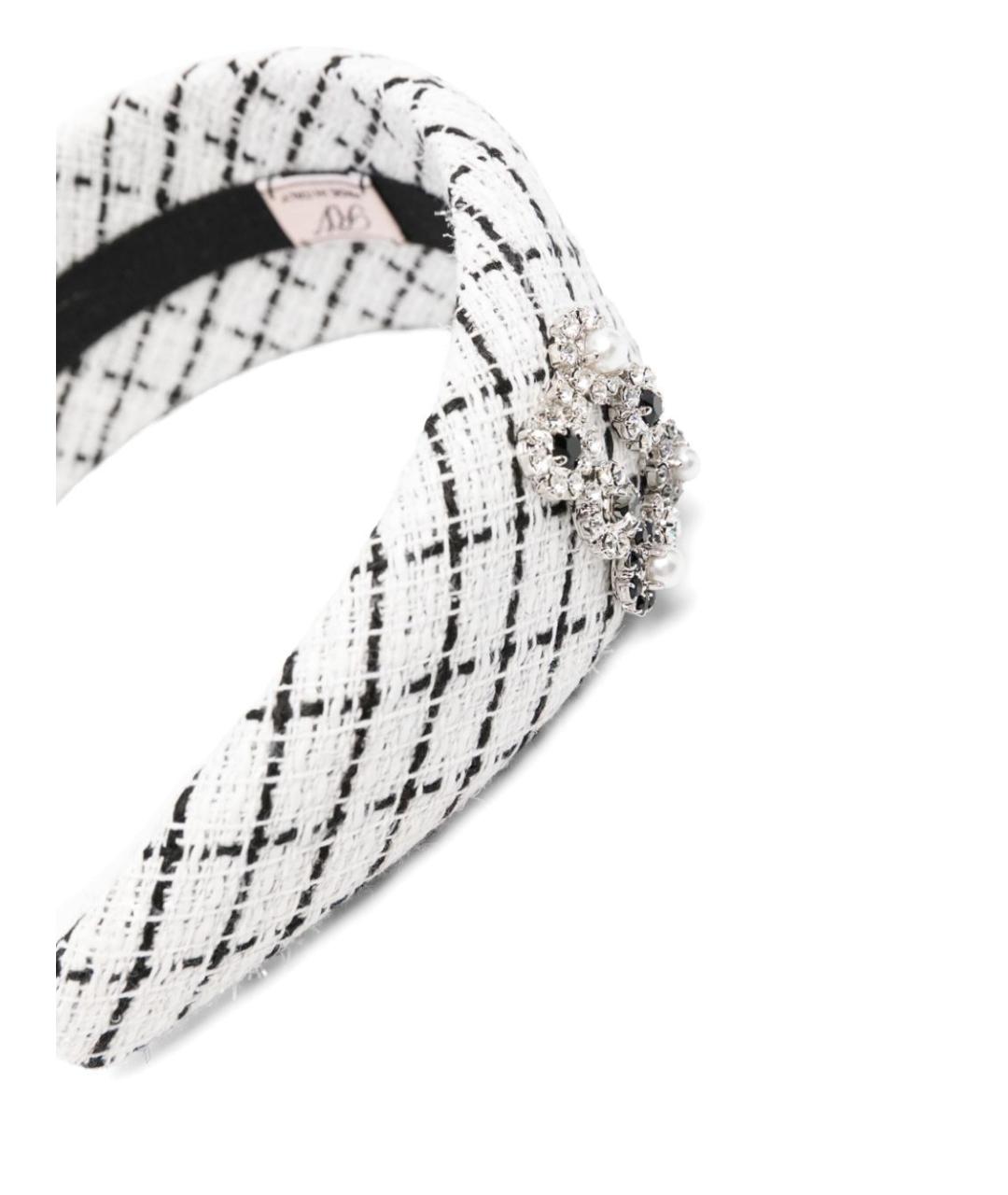 ROGER VIVIER Белый ободок, фото 3