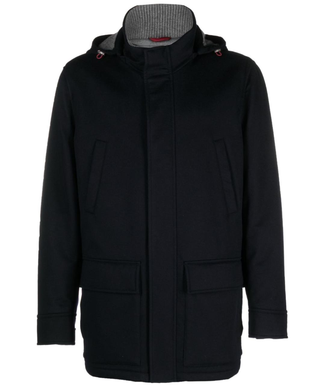 BRUNELLO CUCINELLI Темно-синяя кашемировая куртка, фото 1