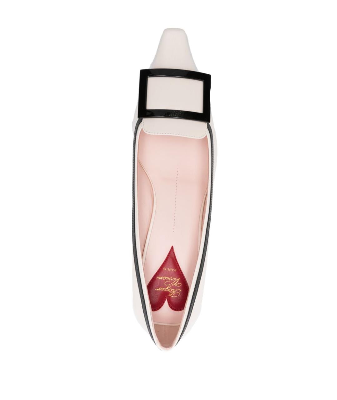ROGER VIVIER Белые кожаные туфли, фото 2