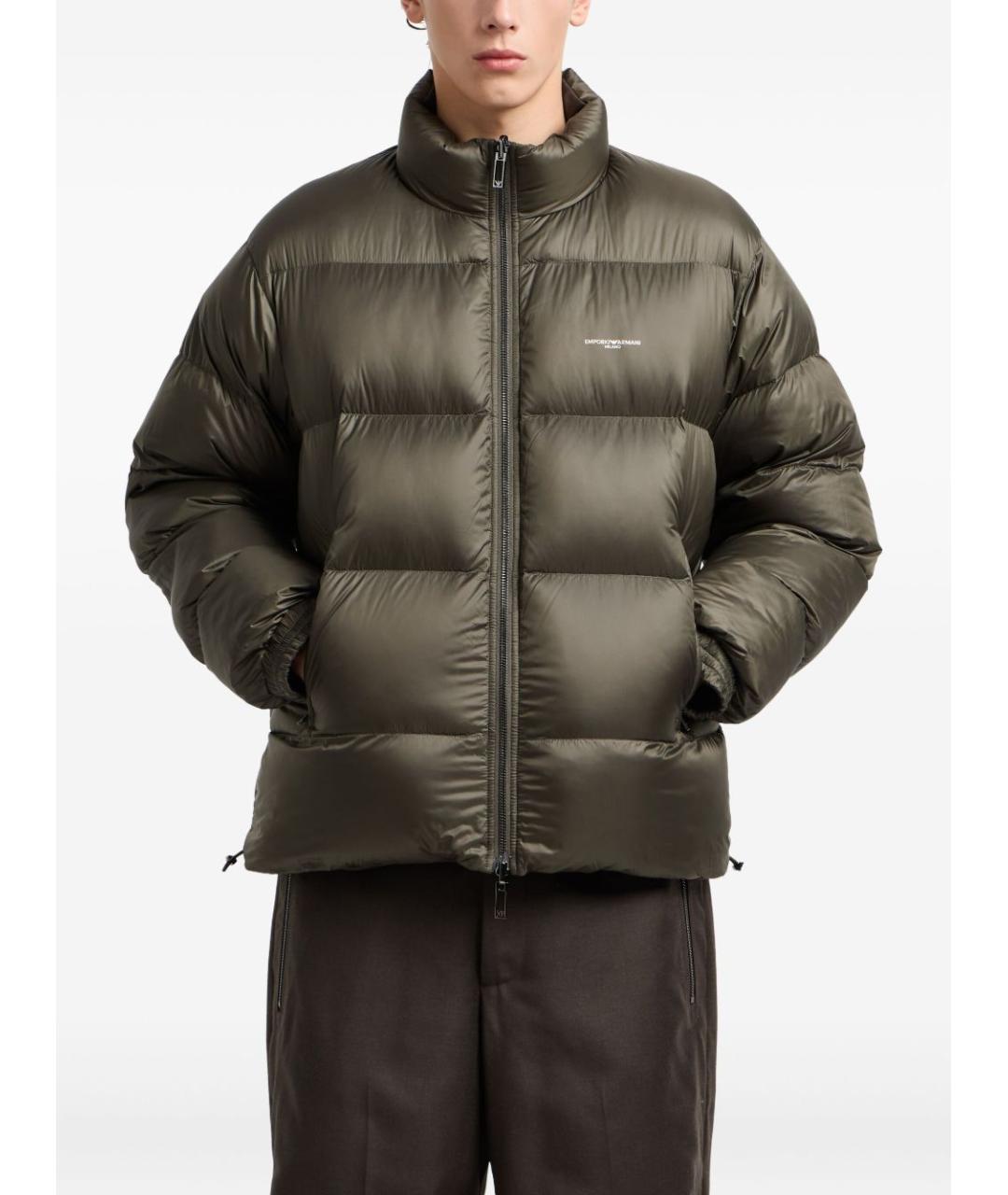 EMPORIO ARMANI Мульти вискозный пуховик, фото 3