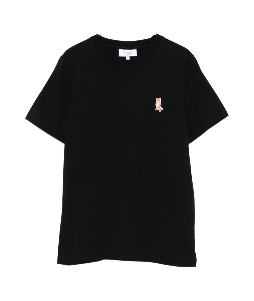 MAISON KITSUNE Черная футболка, фото 1