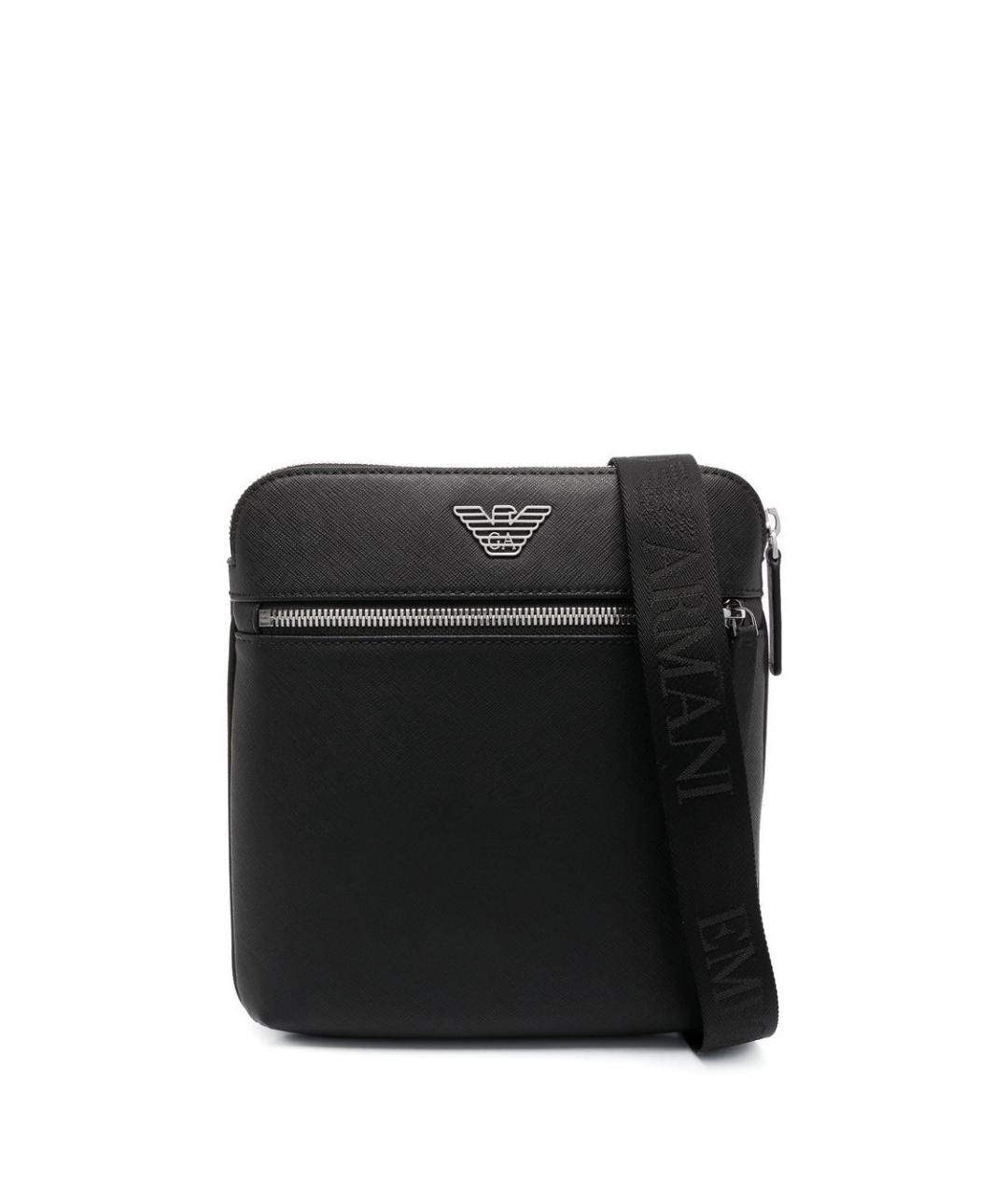 EMPORIO ARMANI Черная сумка на плечо, фото 1