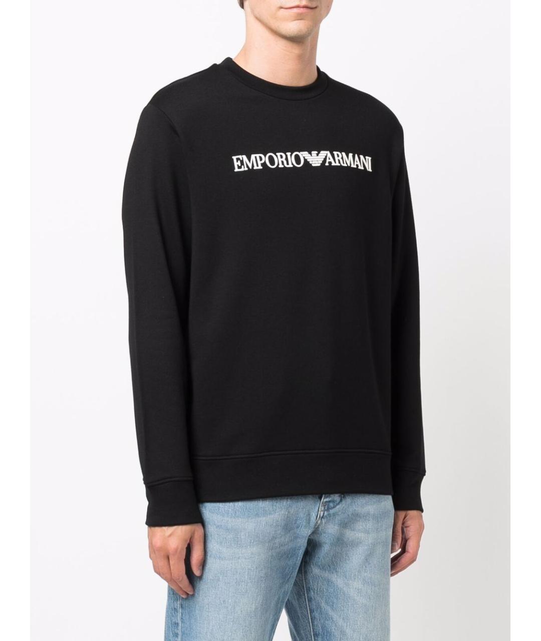 EMPORIO ARMANI Черный джемпер / свитер, фото 4