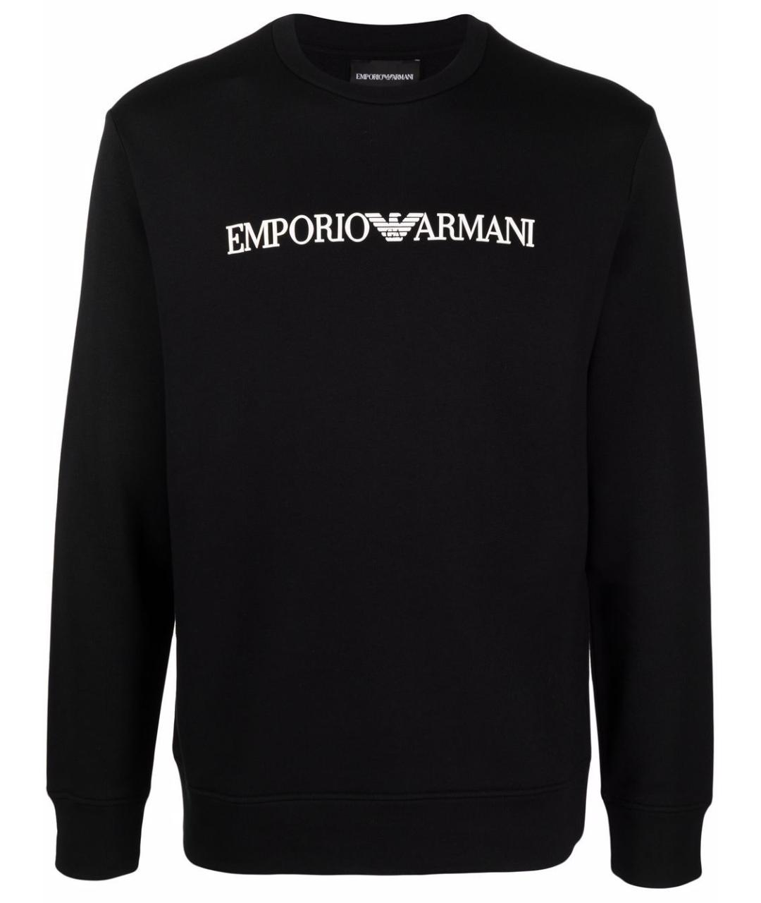 EMPORIO ARMANI Черный джемпер / свитер, фото 1