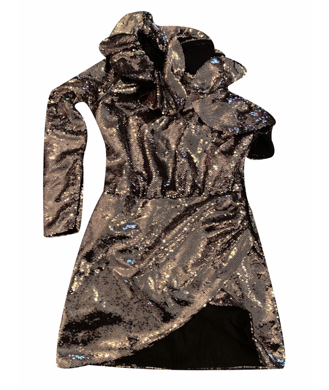 AMEN Серебряное полиамидовое коктейльное платье, фото 1