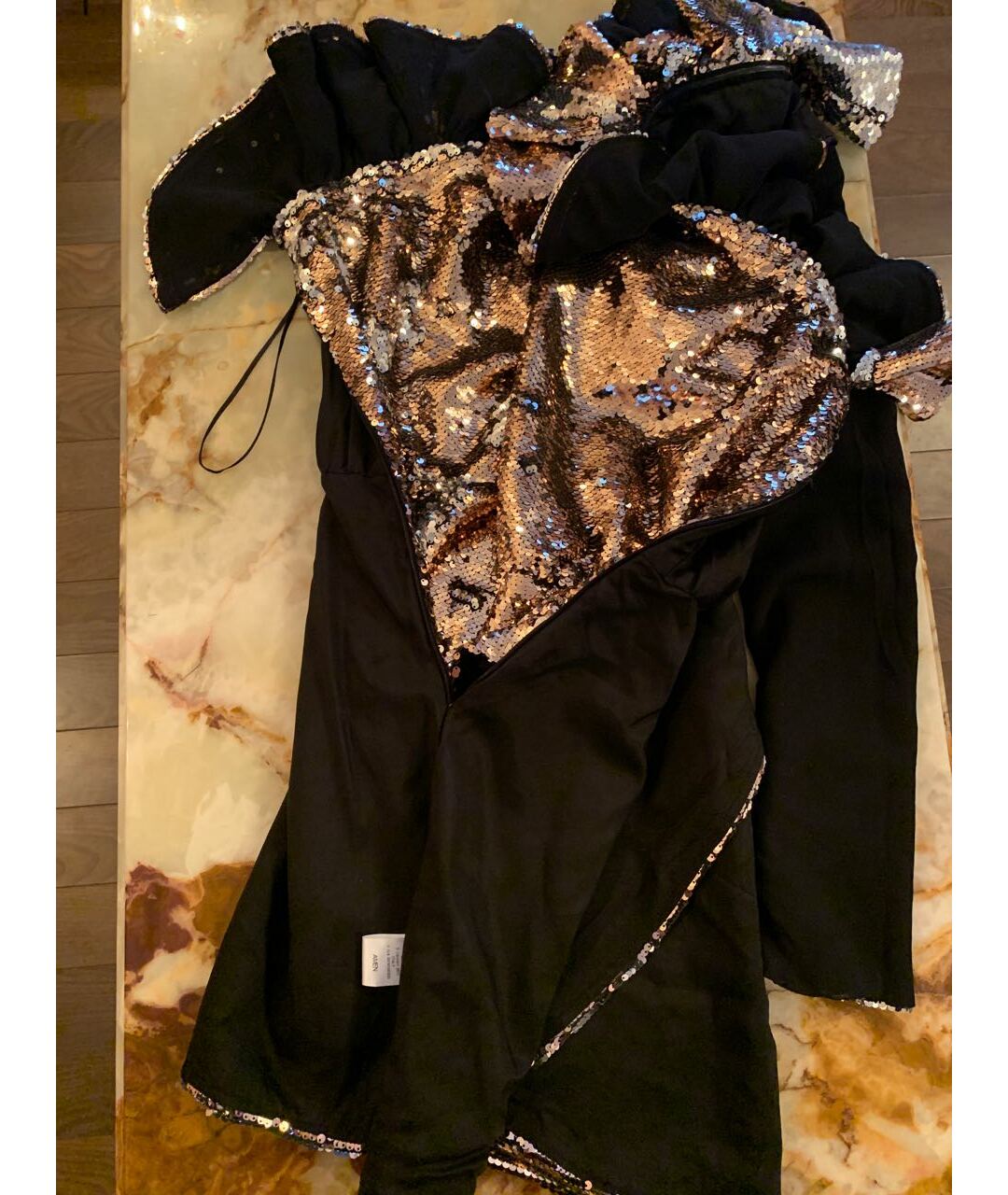 AMEN Серебряное полиамидовое коктейльное платье, фото 8