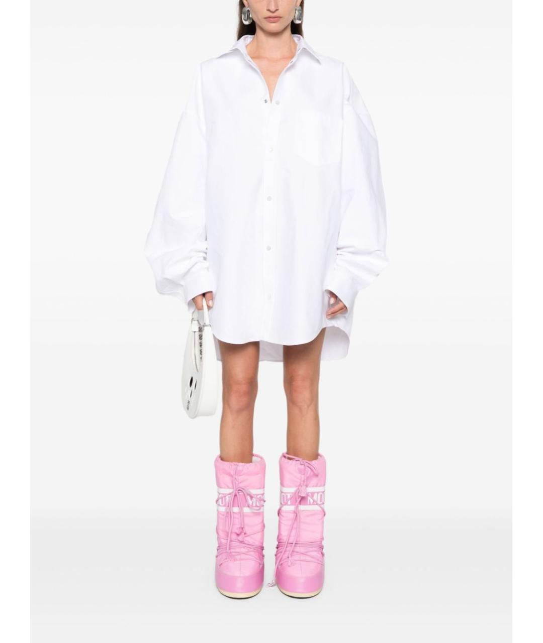 BALENCIAGA Белая хлопковая рубашка, фото 6