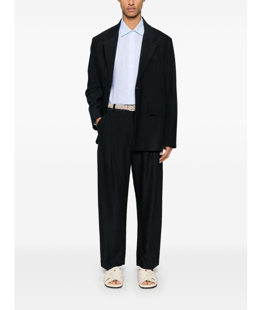 EMPORIO ARMANI Голубая кэжуал рубашка, фото 5