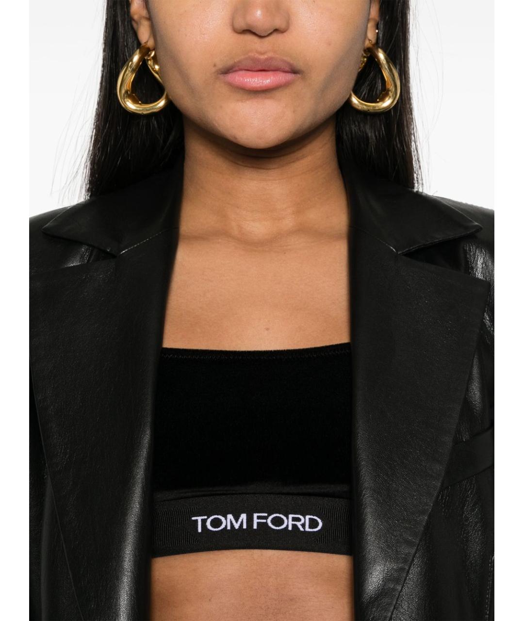 TOM FORD Черная майка, фото 5
