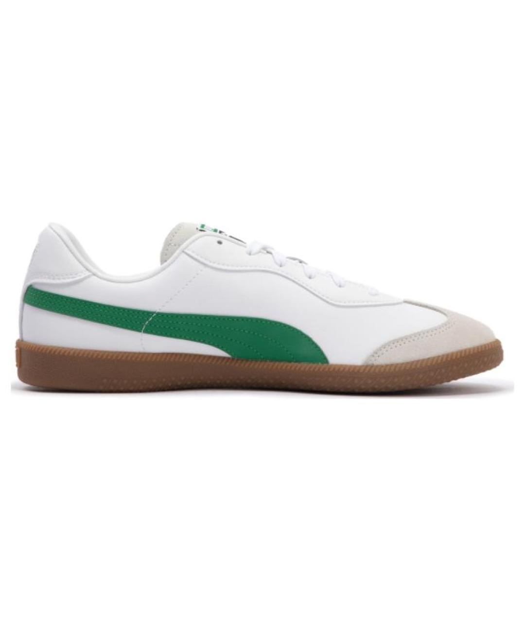 PUMA Белые кожаные низкие кроссовки / кеды, фото 2