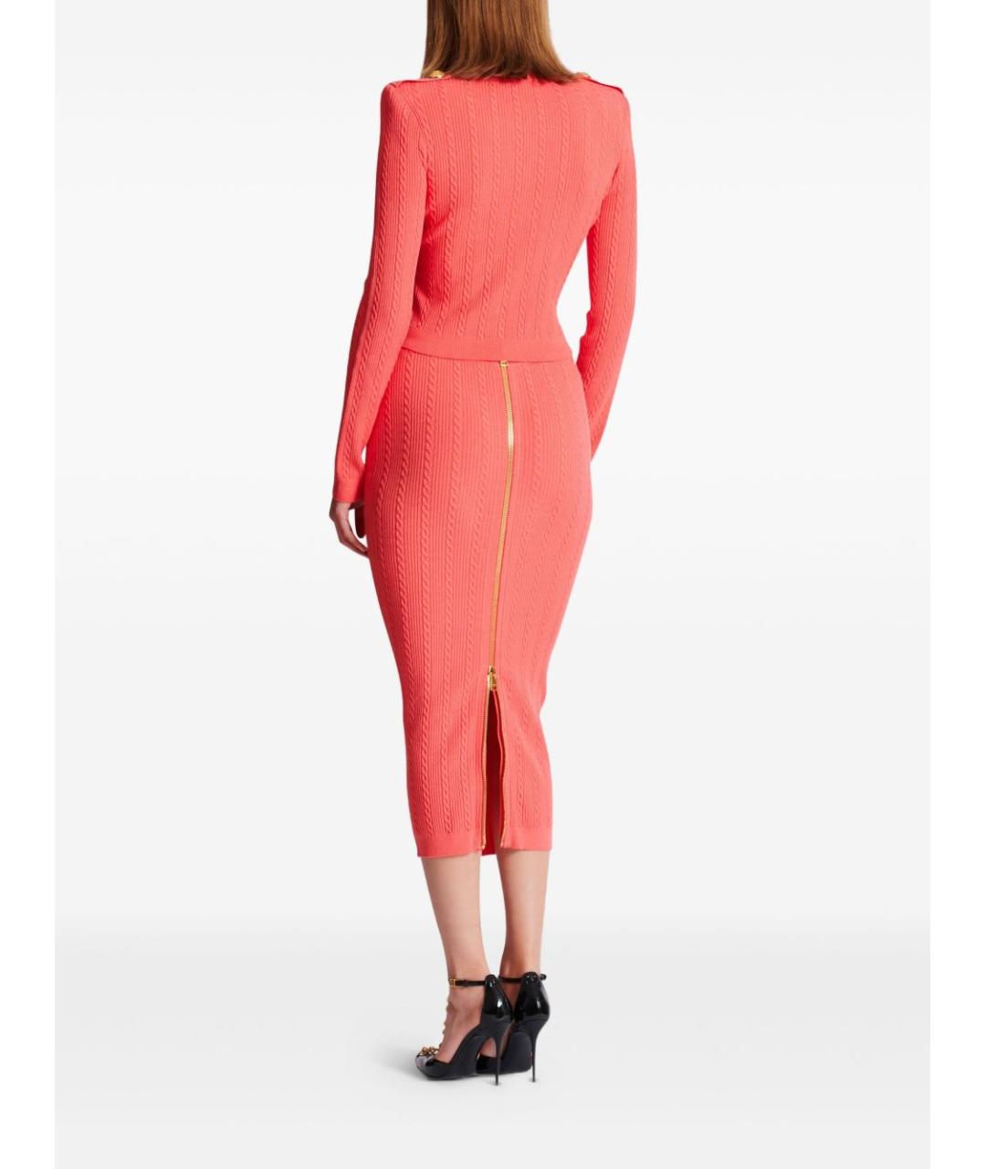 BALMAIN Оранжевый кардиган, фото 6