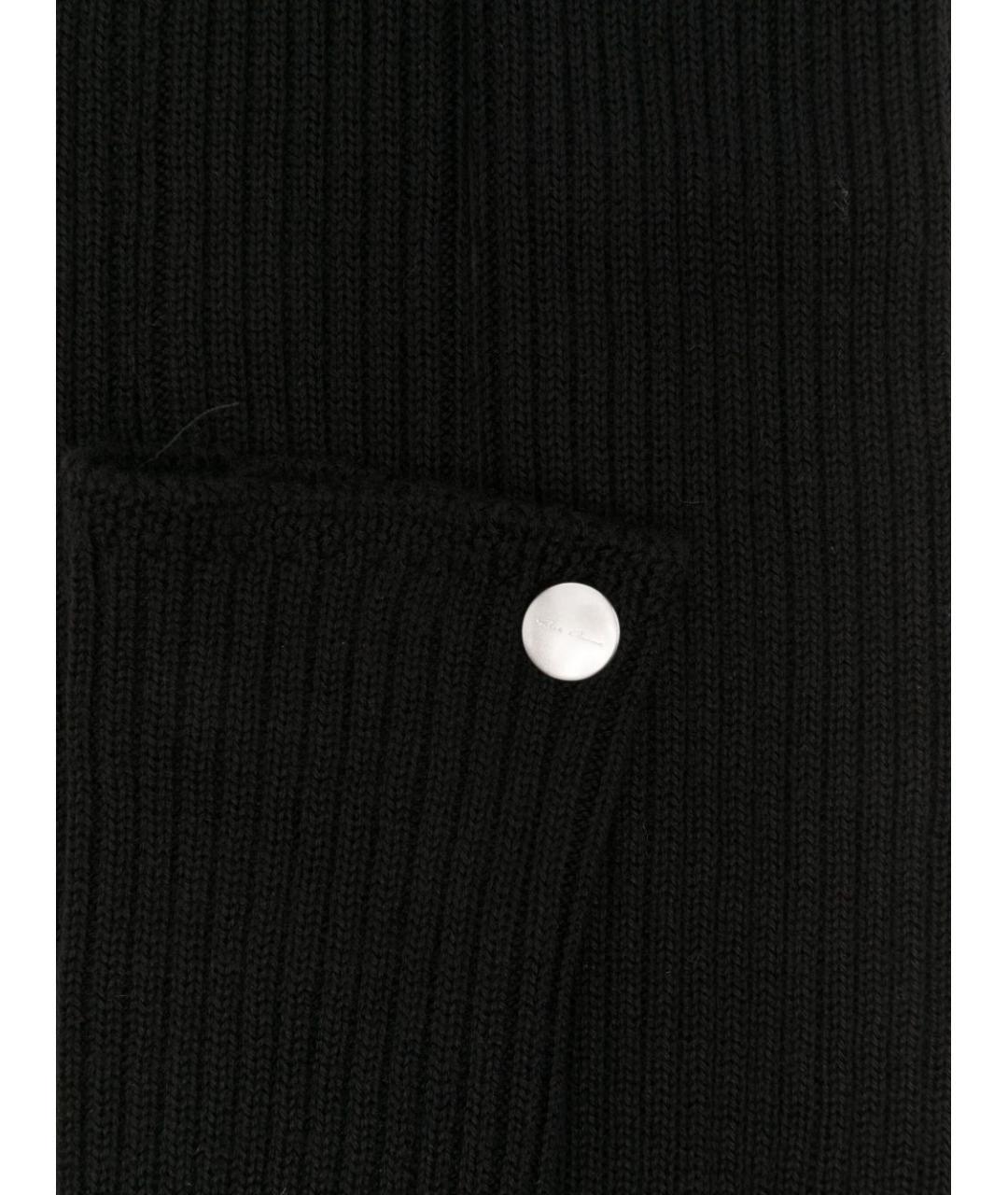 RICK OWENS Черные шерстяные перчатки, фото 2