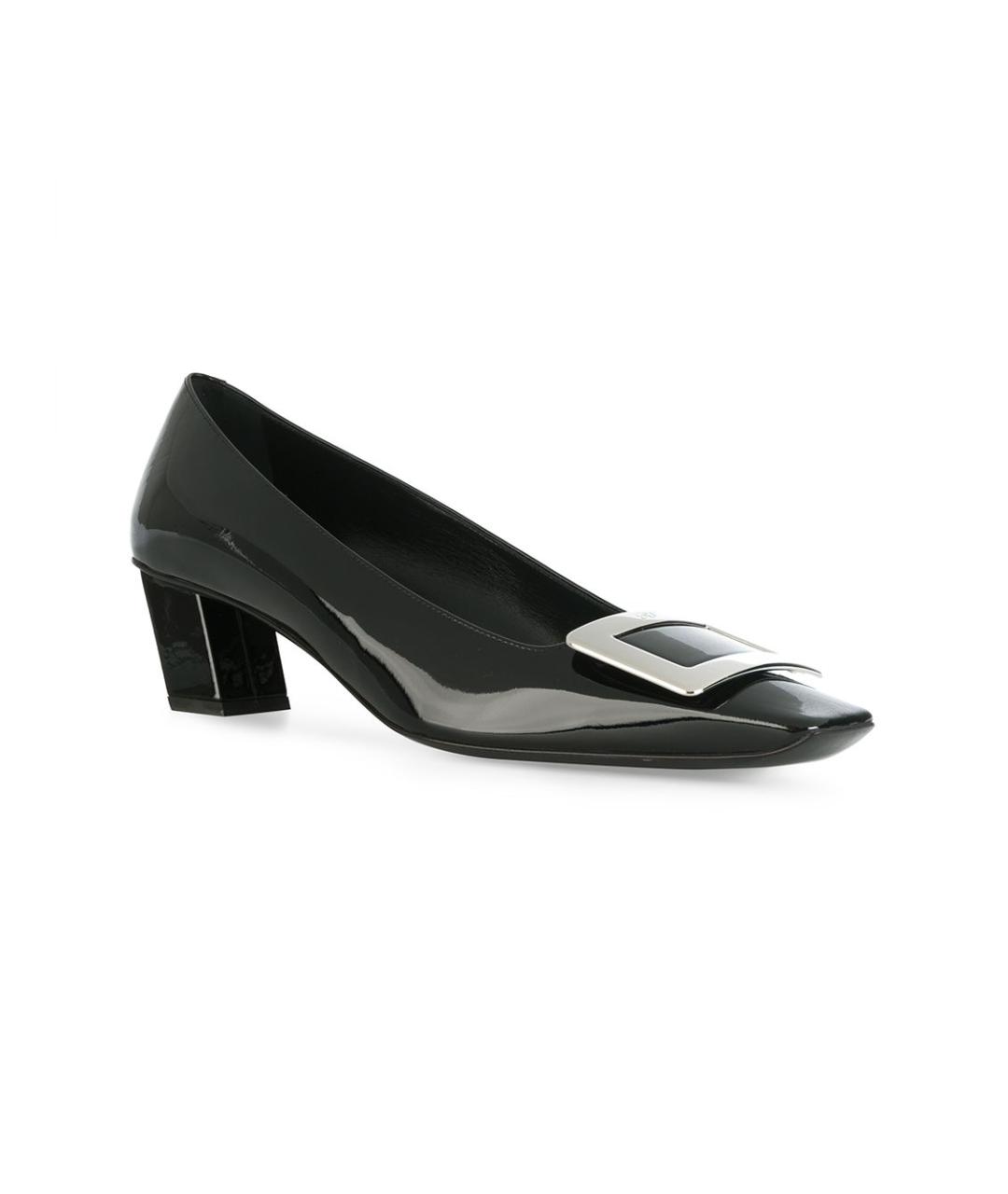 ROGER VIVIER Черные туфли из лакированной кожи, фото 2