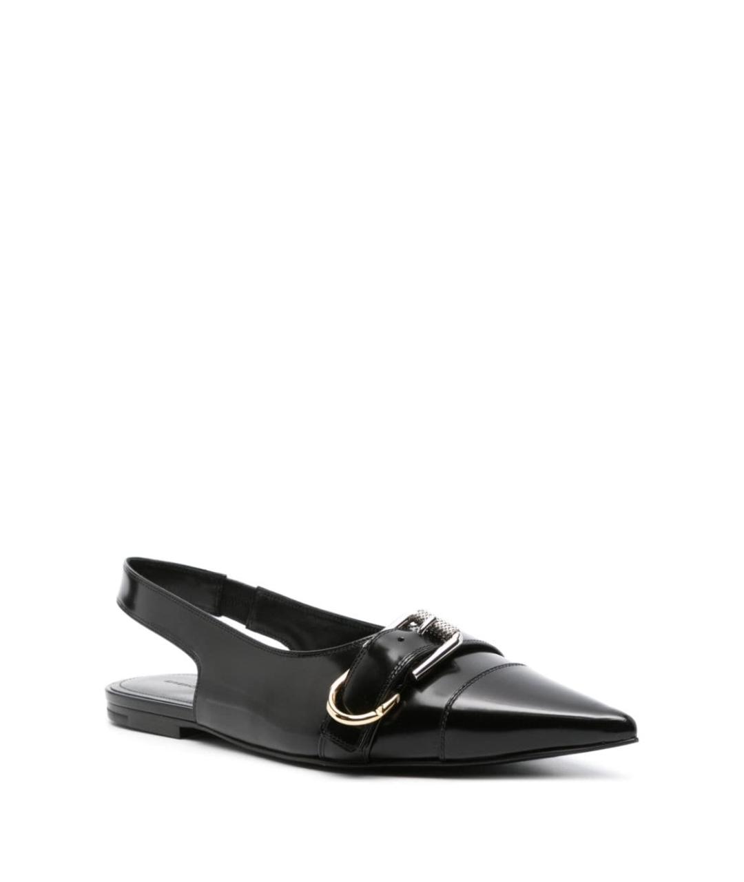GIVENCHY Черные кожаные балетки, фото 4